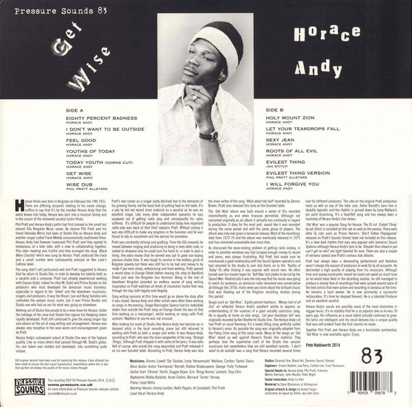 Horace Andy : Get Wise (LP, Album, RE)