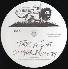 Sugar Minott : Tek A Set / No Way (12", Single, Ltd, Num, RP)