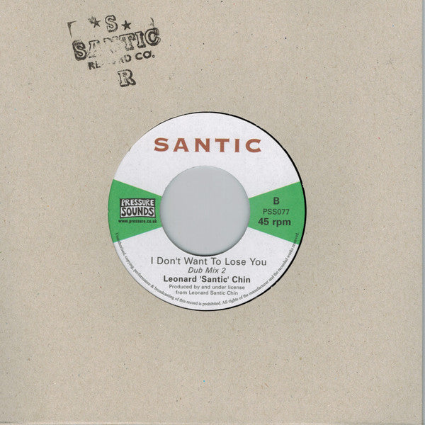 Leonard 'Santic' Chin* : I Don't Wan't To Lose You (7")