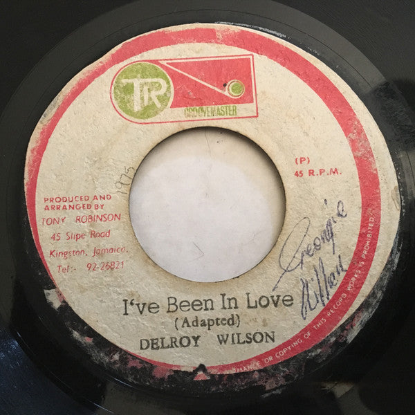 Delroy Wilson : I've Been In Love (7")