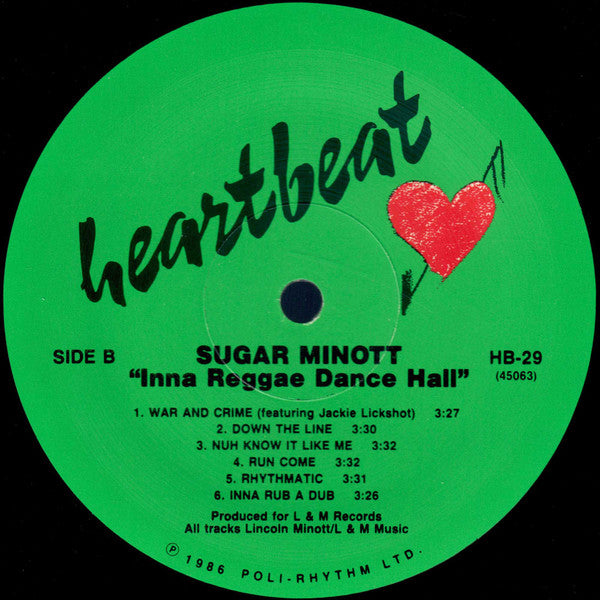 Sugar Minott : Inna Reggae Dance Hall (LP, Album)