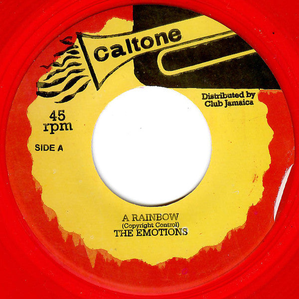 The Emotions (2) / The Pioneers : A Rainbow / Teardrops To A Smile (7", RE, Tra)
