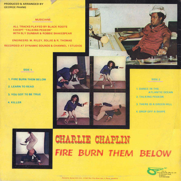 Charlie Chaplin (2) : Fire Burn Them Below (LP, Album)