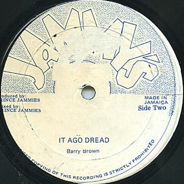 Barry Brown : It Ago Dread / Aint Gonna Turn Back (12")