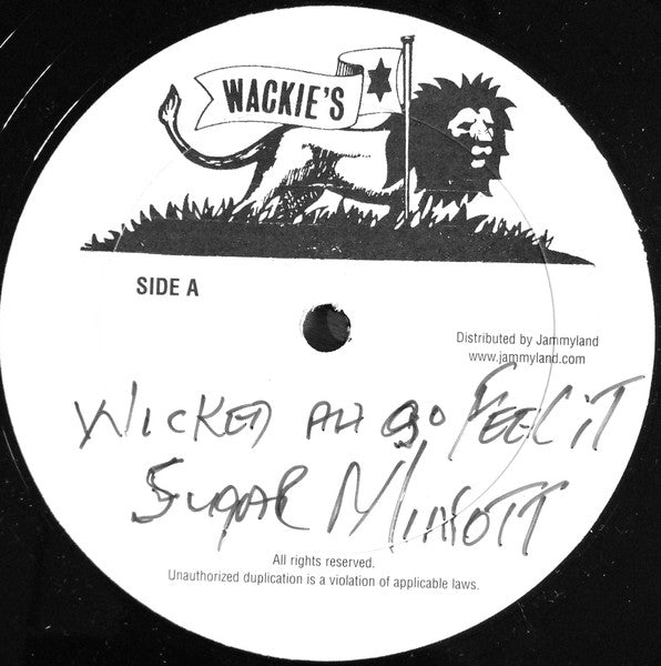 Sugar Minnott* / Horace Andy : Wicked Ah Go Feel It / Musical Episode (12", Single, Ltd, Num, RP)