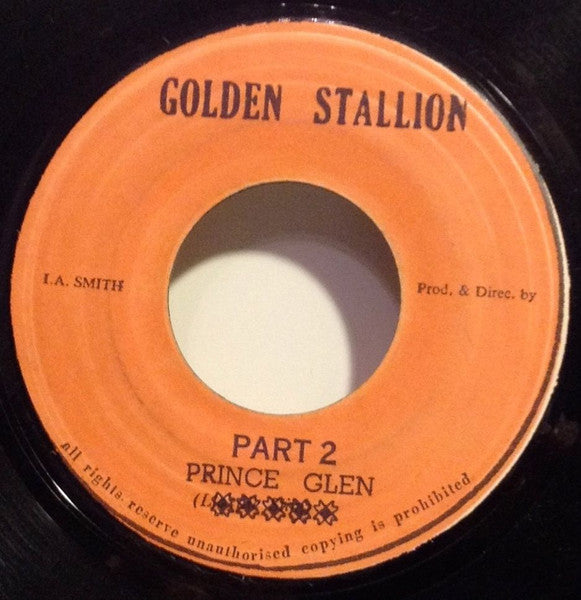 Big Joe / Prince Glen : Small Axe (7", Single)