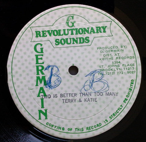 Sugar Minott : A Slice Of The Cake (12")
