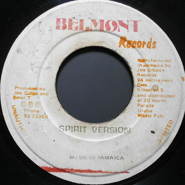 Errol Scorcher : D.J. Spirit (7", Single)