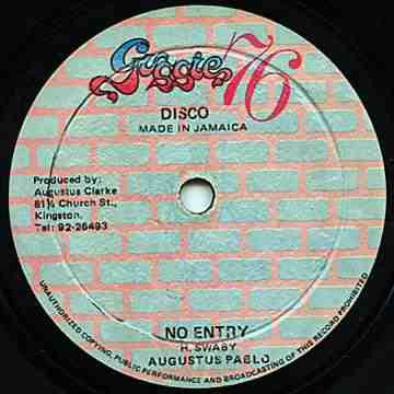 Augustus Pablo : No Entry (12")