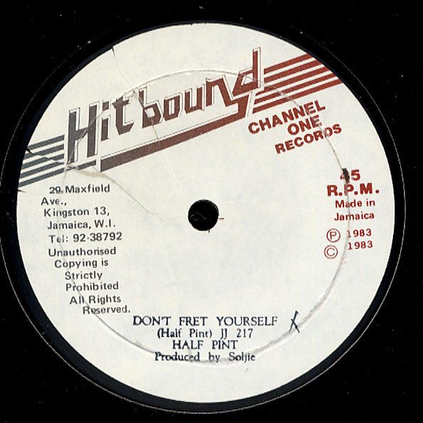 Half Pint (3) : Don't Fret Yourself (12")