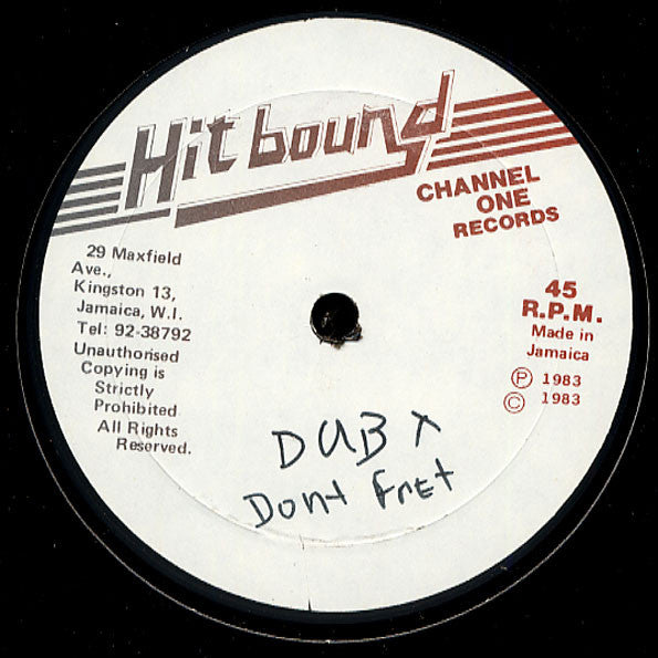Half Pint (3) : Don't Fret Yourself (12")