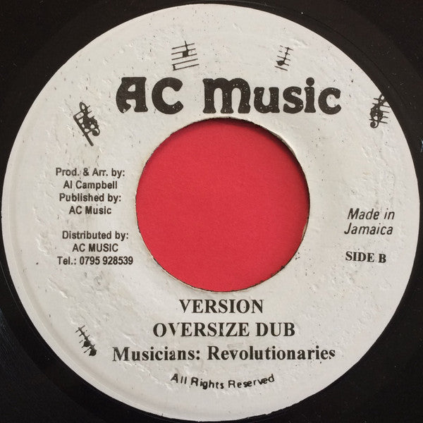 Al Campbell : Oversize Man (7", Single, RE)