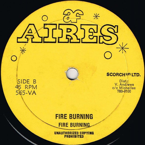 I - Roy* / Carl Dawkins & Little Roy : That's Prophesy / Fire Burning (12")