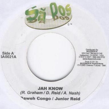 Daweh Congo & Junior Reid : Jah Know (7")