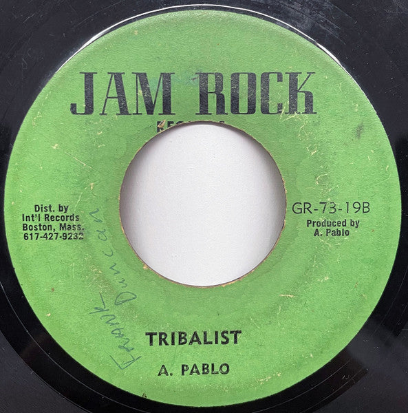 Augustus Pablo : Brace' A Boy / Tribalist (7")