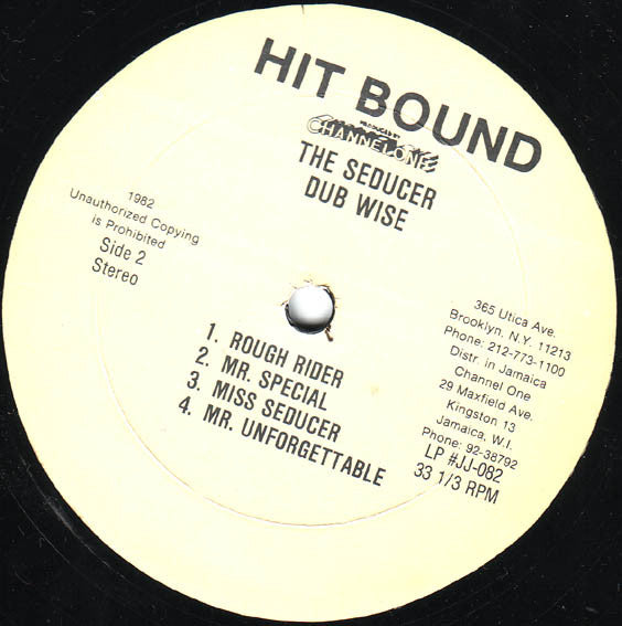 Scientist : The Seducer Dub Wise (LP)