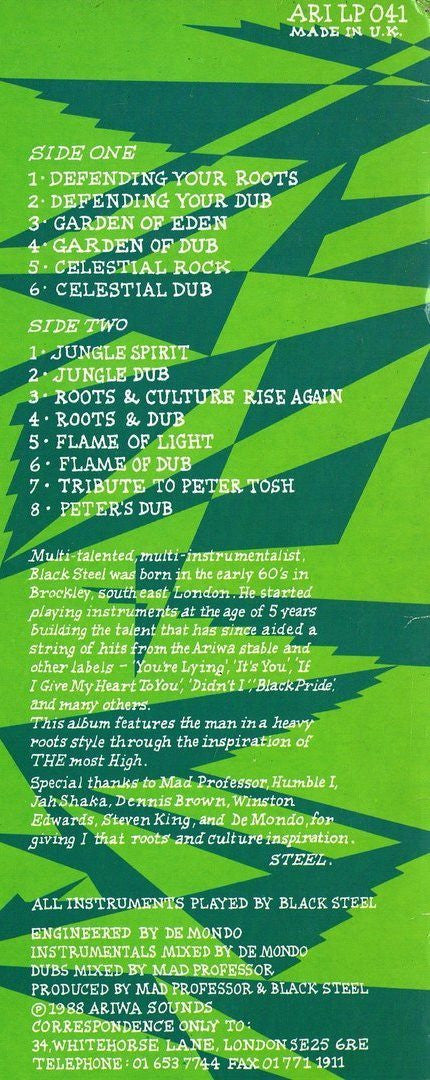 Black Steel : The Jungle Warrior (LP, Album)