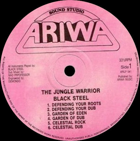Black Steel : The Jungle Warrior (LP, Album)