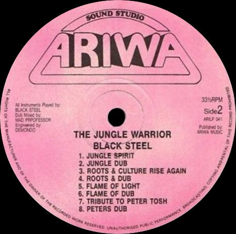Black Steel : The Jungle Warrior (LP, Album)
