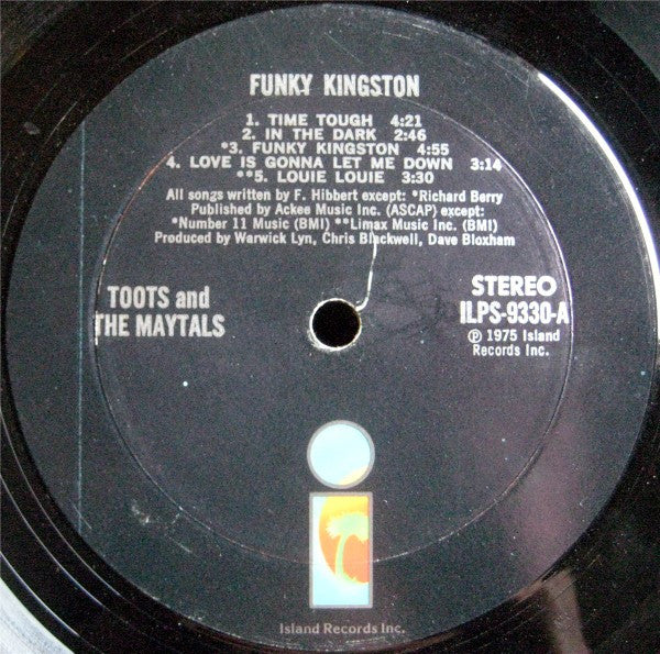 Toots & The Maytals : Funky Kingston (LP, Album, Gol)