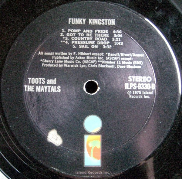 Toots & The Maytals : Funky Kingston (LP, Album, Gol)