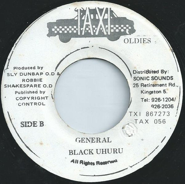 Black Uhuru : Guess Who Is Coming To Dinner / General (7", RP)