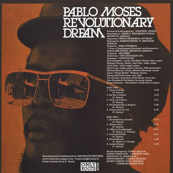Pablo Moses : Revolutionary Dream (LP, Album, RE)