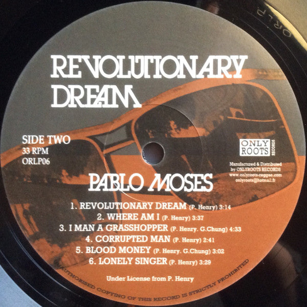 Pablo Moses : Revolutionary Dream (LP, Album, RE)