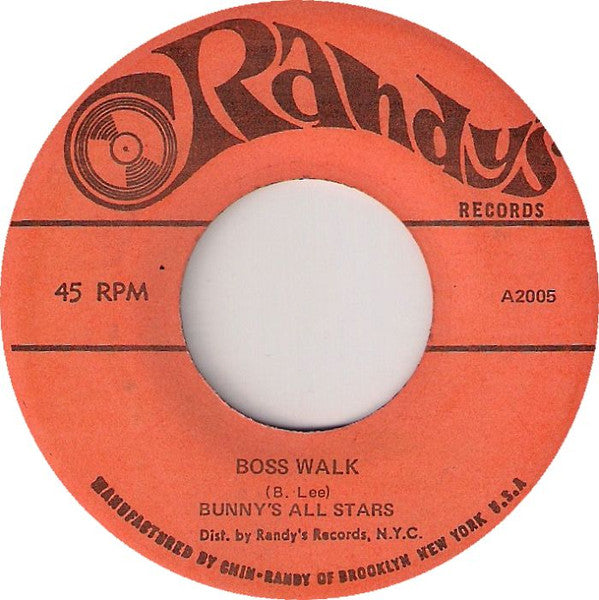 Bunny's All Stars* : Boss Walk / Bang Shan Ala (7")