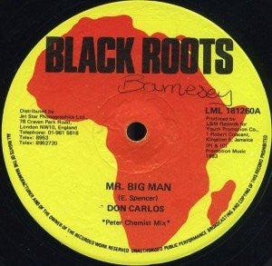 Don Carlos (2)  / Trevor Junior : Mr. Big Man / Run Around (12")