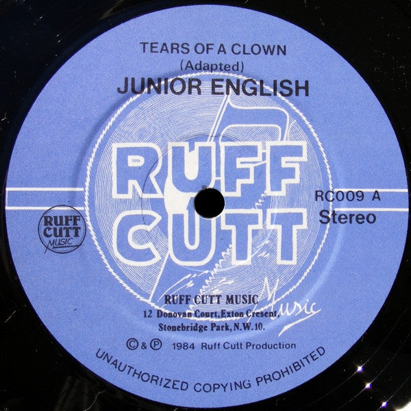 Junior English : Tears Of A Clown (12")