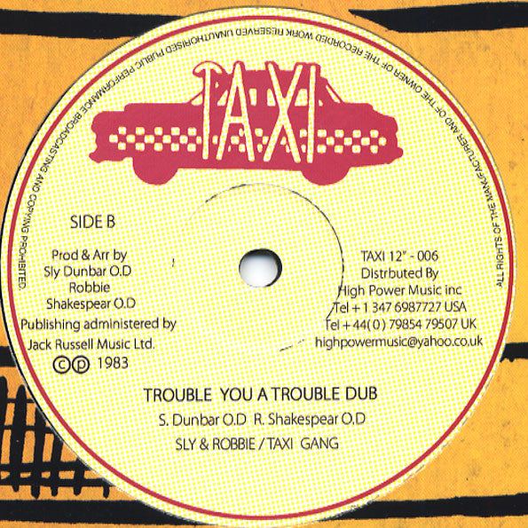 Ini Kamoze : Trouble You A Trouble Me (12", RE)