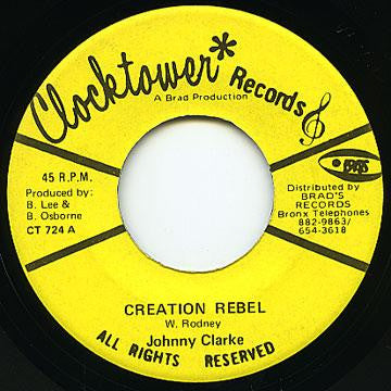 Johnny Clarke / The Aggrovators : Creation Rebel (7", Single)