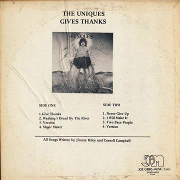 The Uniques : Give Thanks (LP, Album)
