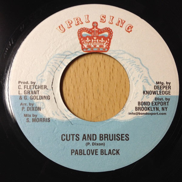 Pablove Black : Cuts And Bruises (7", RP)