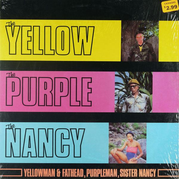 Yellowman & Fathead, Purpleman, Sister Nancy : The Yellow, The Purple And The Nancy (LP, Album)