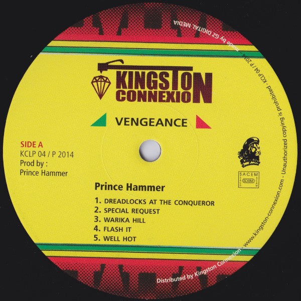 Prince Hammer : Vengance (LP, Album, RE)