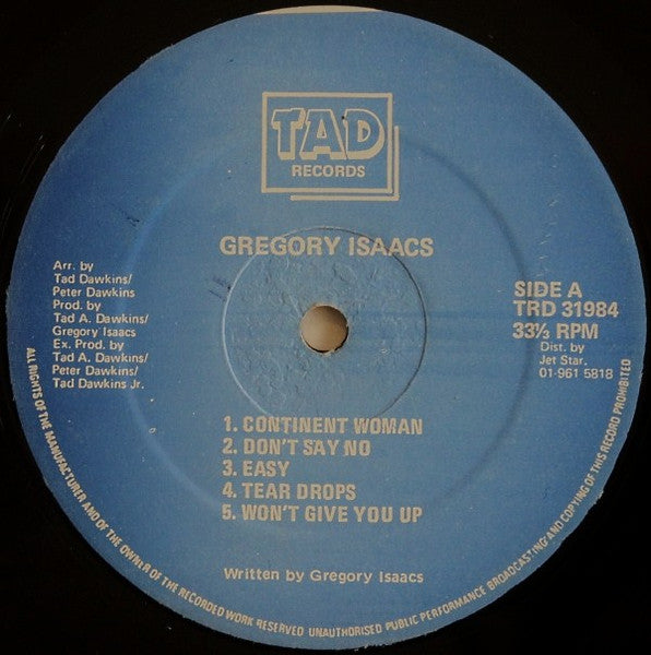 Gregory Isaacs : Easy (LP)