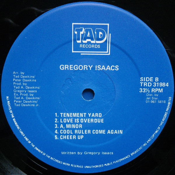 Gregory Isaacs : Easy (LP)
