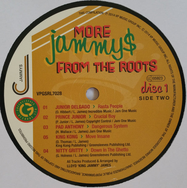 Various : More Jammy$ From The Roots (2xLP, Comp)