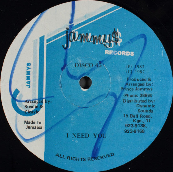 Johnny Osbourne : On The Right Track (12")