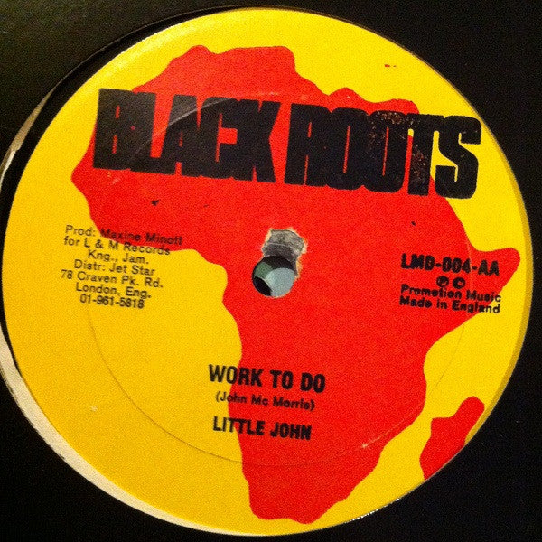 Don Carlos (2), Little John : Thanks To Jah / Have Got Work To Do (12")