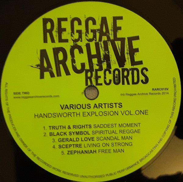 Various : Black Symbol Presents Handsworth Explosion Vol. One (LP, Album, Comp, RE)