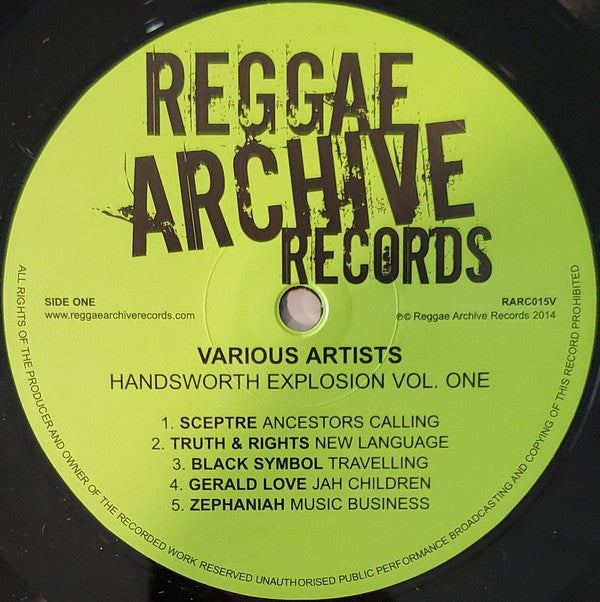 Various : Black Symbol Presents Handsworth Explosion Vol. One (LP, Album, Comp, RE)