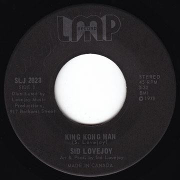 Sid Lovejoy : King Kong Man (7", Single)