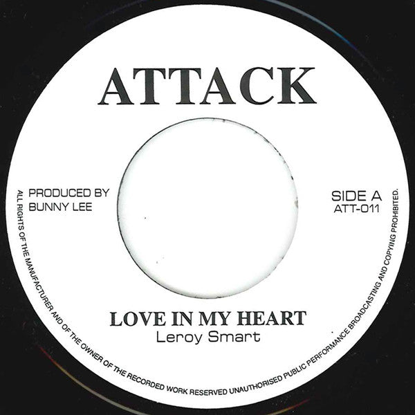 Leroy Smart : Love In My Heart (7", RE)