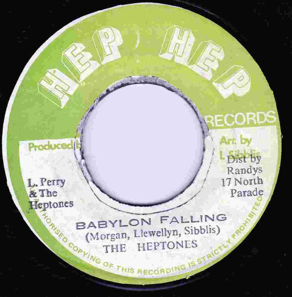 The Heptones : Babylon Falling (7")