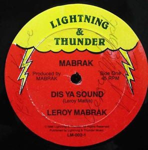 Mabrak : Dis Ya Sound (12", Maxi)