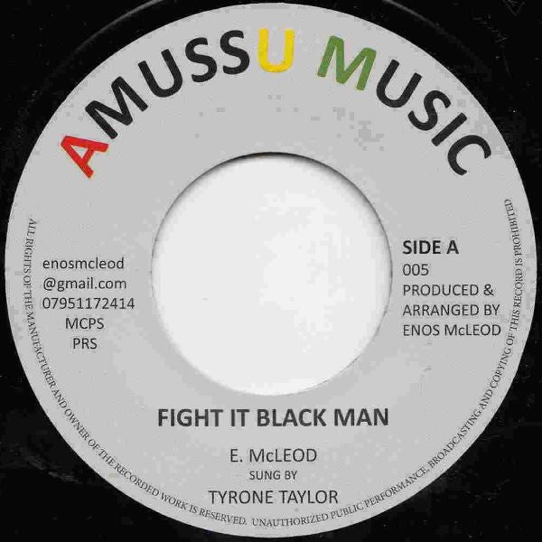 Tyrone Taylor : Fight It Black Man (7", RE)