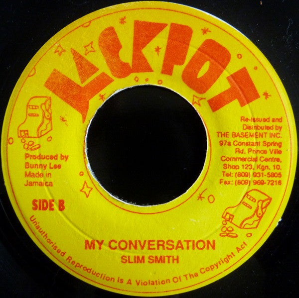 Slim Smith : My Conversation (7", RE)